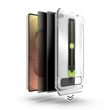 Schutzfolie Privacy Techsuit TitanGlass CrystalHD für Samsung Galaxy S26 Ultra S948, gehärtetes Glas, Full Glue, Set mit 2 Stück.