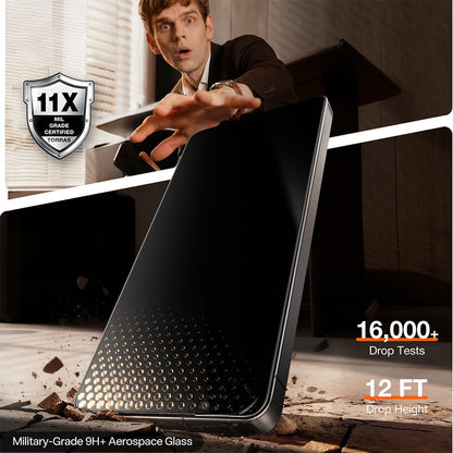 Schutzfolie Ecran Privacy Torras GlassGo Install Master für Samsung Galaxy S26 Ultra S948, Gehärtetes Glas, Full Glue