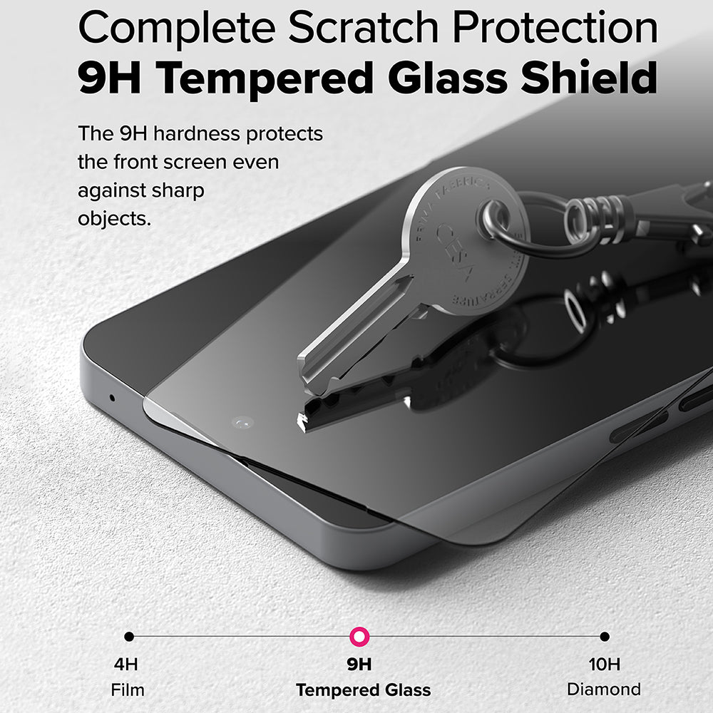 Ringke Easy Slide Screen Protector for Nothing Phone (3a) / Phone (3a) Pro, Tempered Glass, Full Glue, Set of 2 pieces