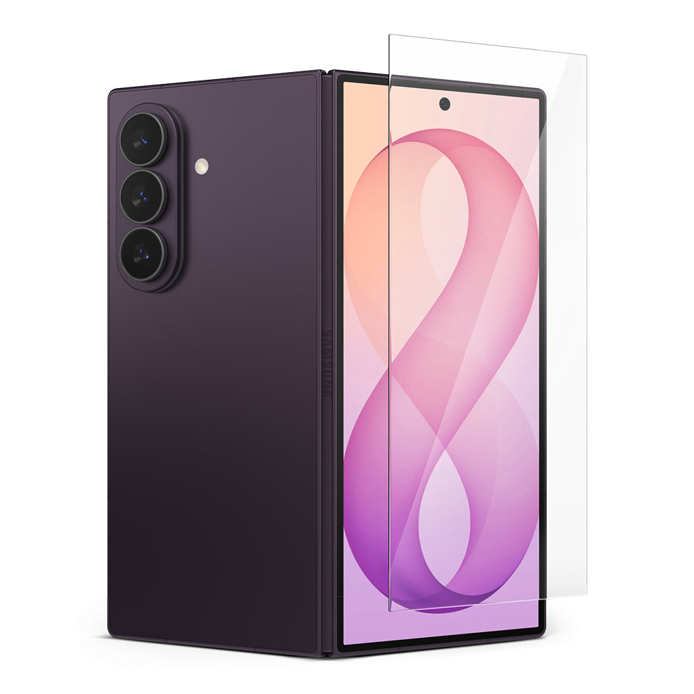 Ringke Easy Slide Außendisplay-Schutzfolie für Samsung Galaxy Z Fold8 Ultra F976, gehärtetes Glas, Vollkleber, 2er-Set