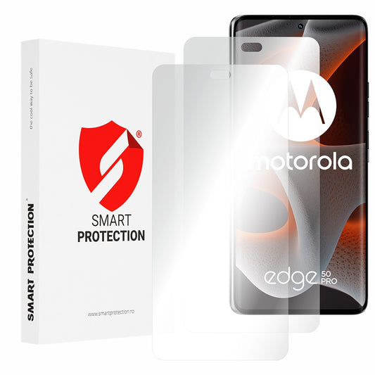 Smart Protection Premium Classic Displayschutzfolie für Motorola Edge 50 Pro, Kunststoff, 2 Stück Set