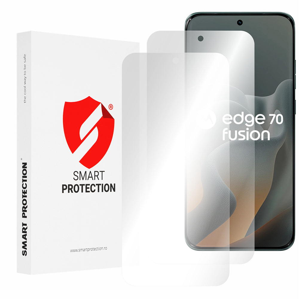Schutzfolie Smart Protection Premium Classic für Motorola Edge 70 Fusion, Kunststoff, Set mit 2 Stück