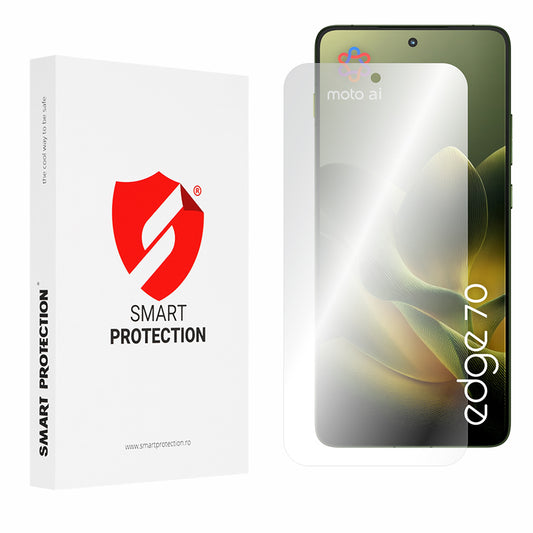 Schutzfolie Smart Protection Premium Classic für Motorola Edge 70, Kunststoff, Set mit 2 Stück.
