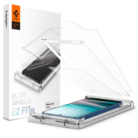 Schutzfolie Spigen Elite Shield EZ FIT HD für Samsung Galaxy S25+ S936, Kunststoff AFL09087