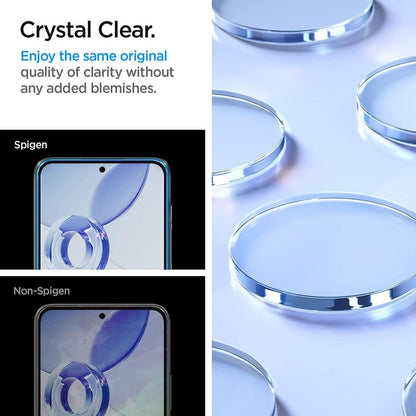 Spigen GlastR Align Master Displayschutzfolie für Samsung Galaxy A54 A546, gehärtetes Glas, Full Glue, 2er Set AGL05966