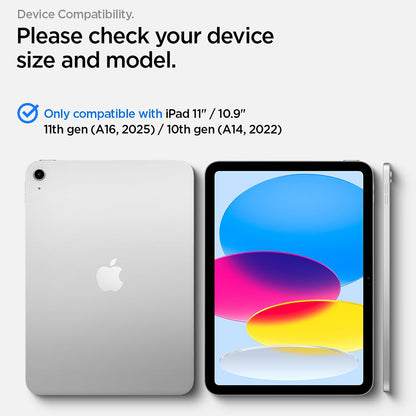 Spigen GlastR Align Master T Screen Protector for Apple iPad (2025) / (2022), Tempered Glass, Full Glue AGL11698