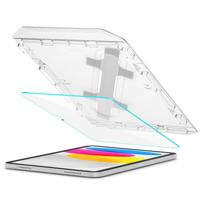 Spigen GlastR EZ FIT Displayschutzfolie für Apple iPad (2025) / (2022), gehärtetes Glas, Full Glue AGL05554