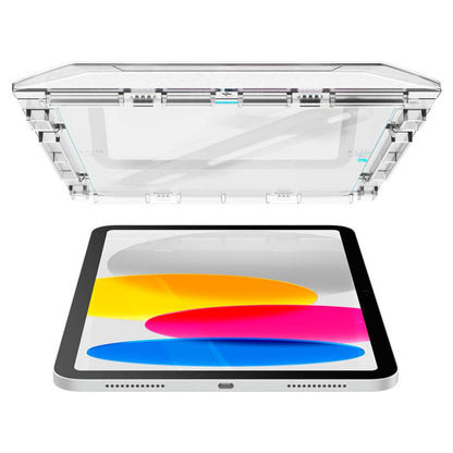 Spigen GlastR EZ FIT Displayschutzfolie für Apple iPad (2025) / (2022), gehärtetes Glas, Full Glue AGL05554