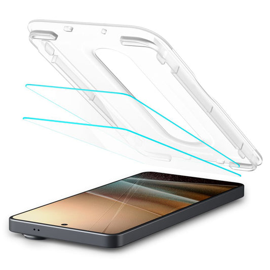 Schutzfolie Spigen GlastR EZ FIT Pro HD Anti-Reflection für Samsung Galaxy S26 Ultra S948, gehärtetes Glas, Vollkleber, Set mit 2 Stück