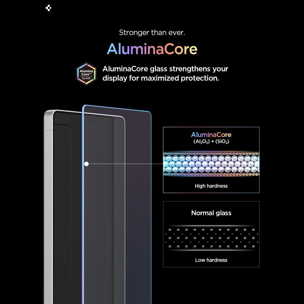 Schutzfolie Spigen GlastR EZ FIT Pro HD Anti-Reflection für Samsung Galaxy S26 Ultra S948, gehärtetes Glas, Vollkleber, Set mit 2 Stück