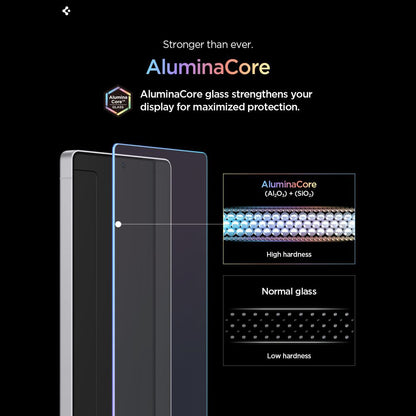 Schutzfolie Spigen GlastR EZ FIT Pro HD Anti-Reflection für Samsung Galaxy S26 Ultra S948, gehärtetes Glas, Vollkleber, Set mit 2 Stück