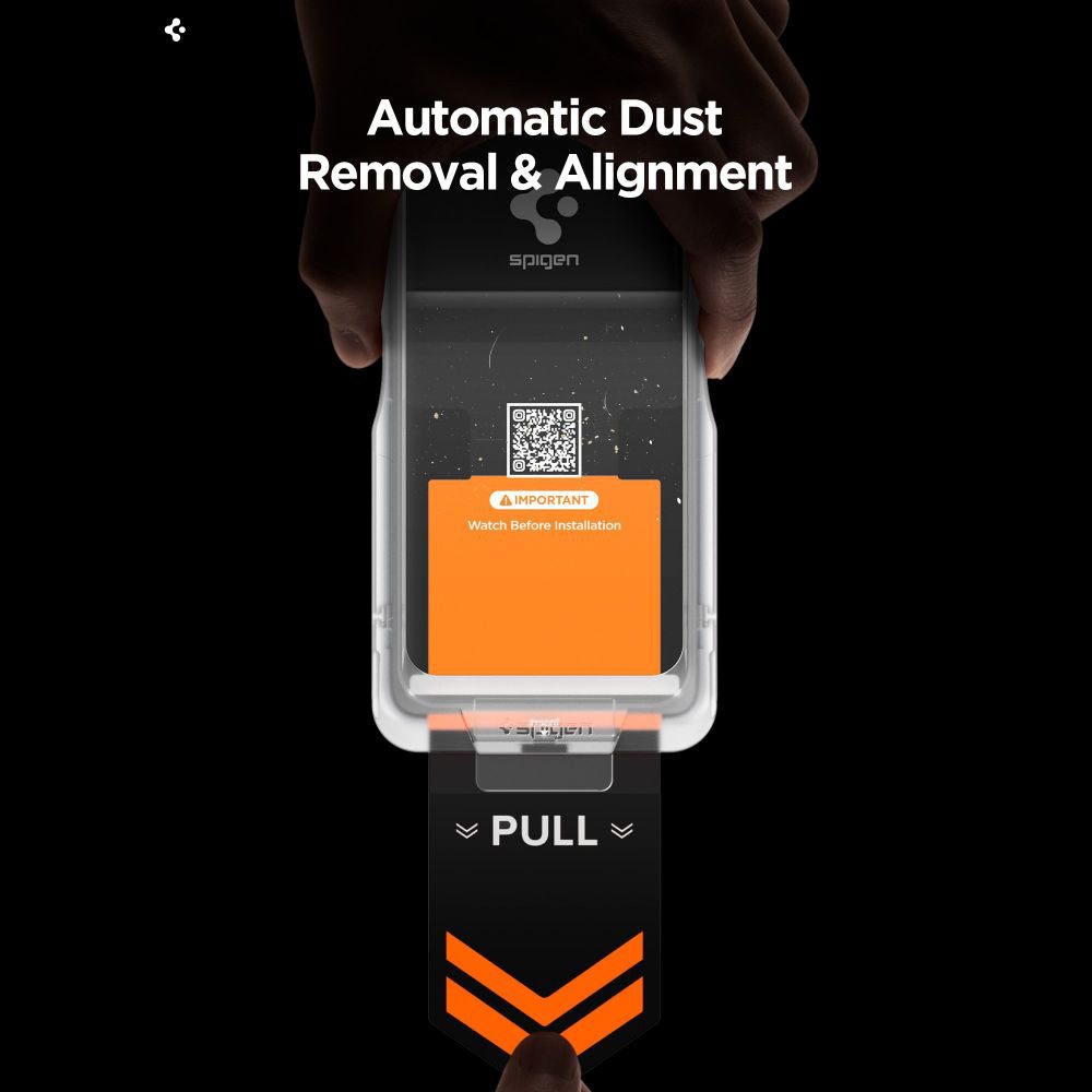 Schutzfolie Spigen GlastR EZ FIT Pro HD für Samsung Galaxy S26 Plus S947, Gehärtetes Glas, Vollkleber AGL11086