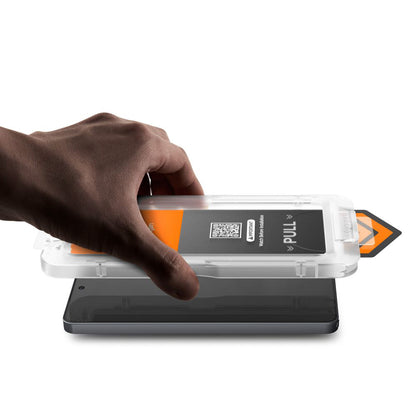 Schutzfolie Spigen GlastR EZ FIT Pro HD für Samsung Galaxy S26 Plus S947, gehärtetes Glas, Vollkleber, Set mit 2 Stück AGL11084