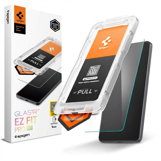 Schutzfolie Spigen GlastR EZ FIT Pro HD für Samsung Galaxy S26 Ultra S948, gehärtetes Glas, Full Glue AGL11074
