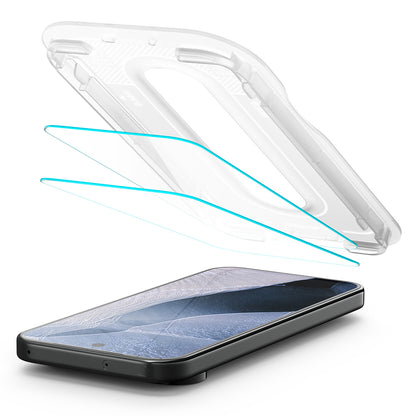 Spigen GlastR EZ FIT Pro Screen Protector for Google Pixel 11 Pro / 11, Tempered Glass, Full Glue, Set of 2 pieces AGL11480