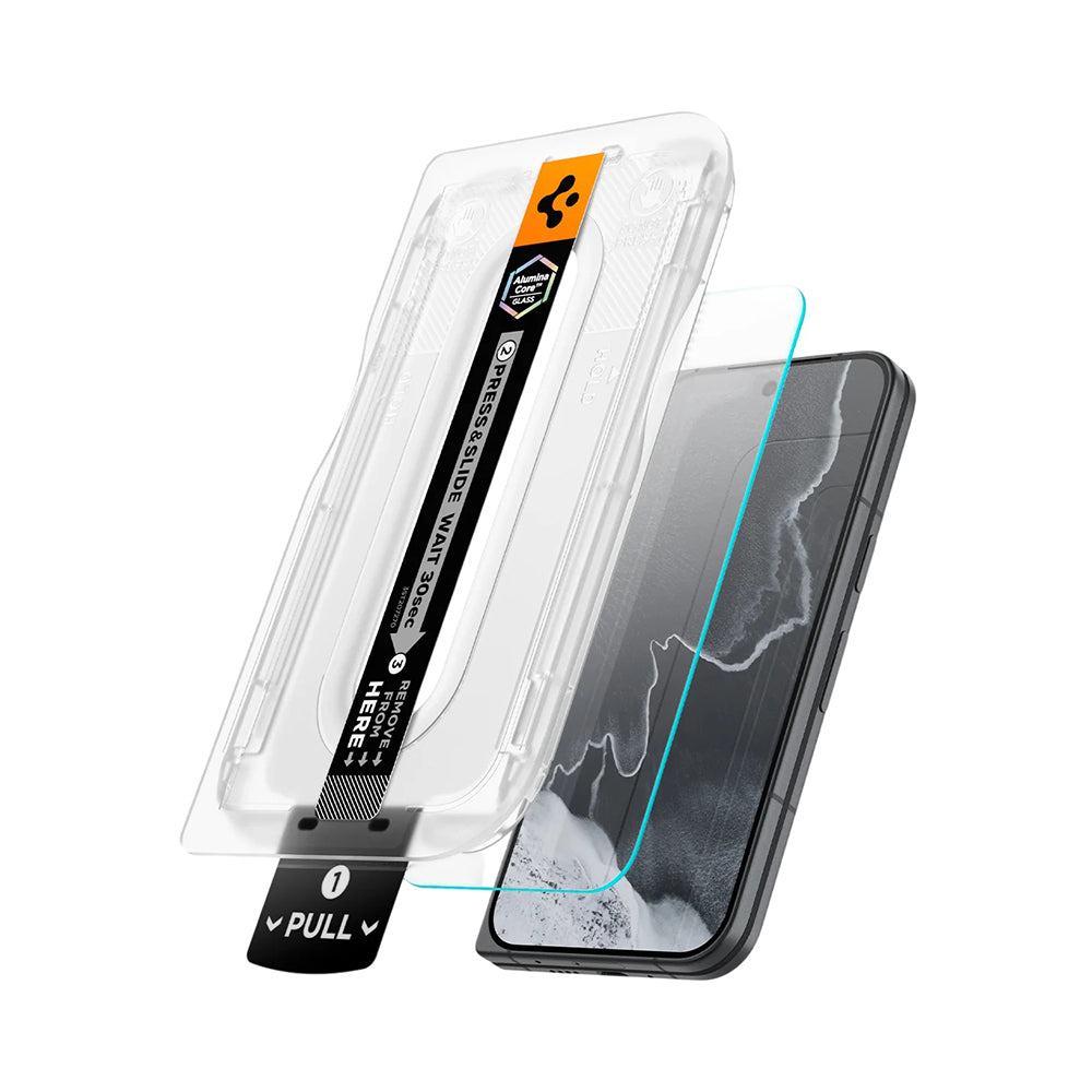 Spigen GlastR EZ FIT Pro Displayschutzfolie für Google Pixel 11 Pro Fold, gehärtetes Glas, Full Glue, 2er-Set AGL11490