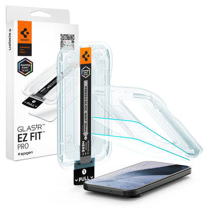 Spigen GlastR EZ FIT Pro Screen Protector for Google Pixel 11 Pro XL, Tempered Glass, Full Glue, Set of 2 pieces AGL11485