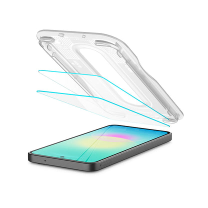 Spigen GlastR EZ FIT Pro Screen Protector for Samsung Galaxy A27 5G, Tempered Glass, Full Glue, Set of 2 pieces AGL11809