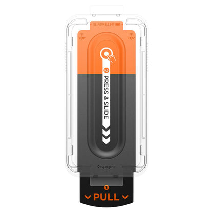 Schutzfolie Spigen GlastR EZ FIT Pro für Samsung Galaxy S25 Edge S937, gehärtetes Glas, Vollkleber