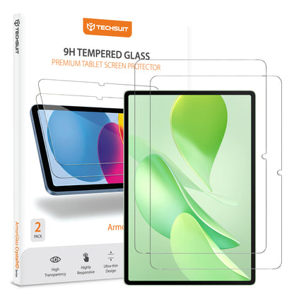 Schutzfolie Techsuit ArmorGlass CrystalHD für Huawei MatePad 12 X (2025), gehärtetes Glas, Full Glue, Set mit 2 Stück