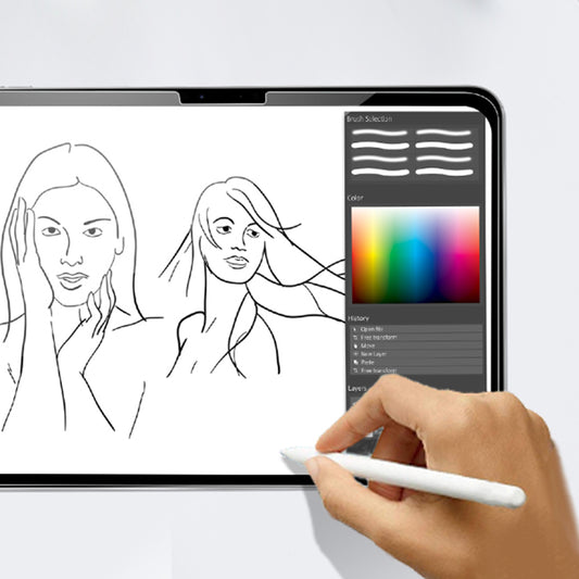 Schutzfolie Techsuit ArmorGlass CrystalHD für Samsung Galaxy Tab S11, gehärtetes Glas, Full Glue, Set mit 2 Stück.