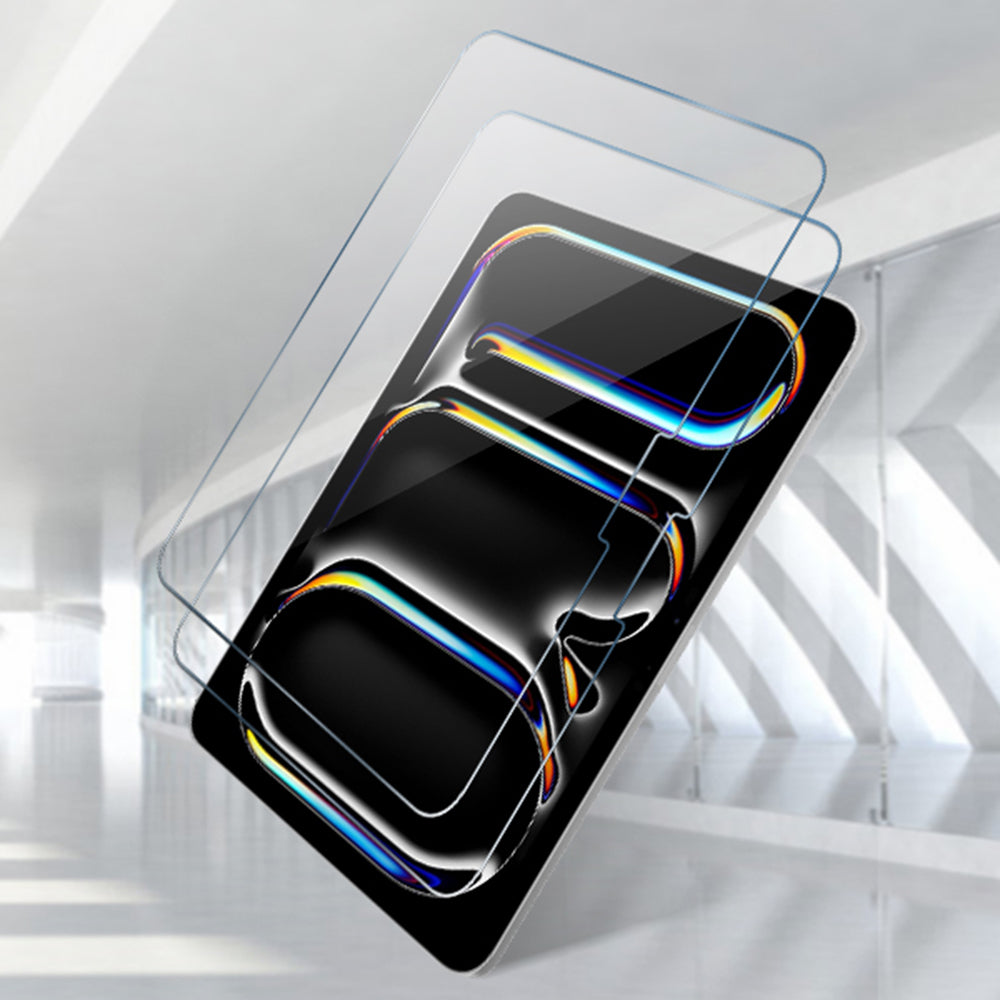 Schutzfolie Techsuit ArmorGlass CrystalHD für Xiaomi Pad 7 / 7 Pro, gehärtetes Glas, Full Glue, Set mit 2 Stück.