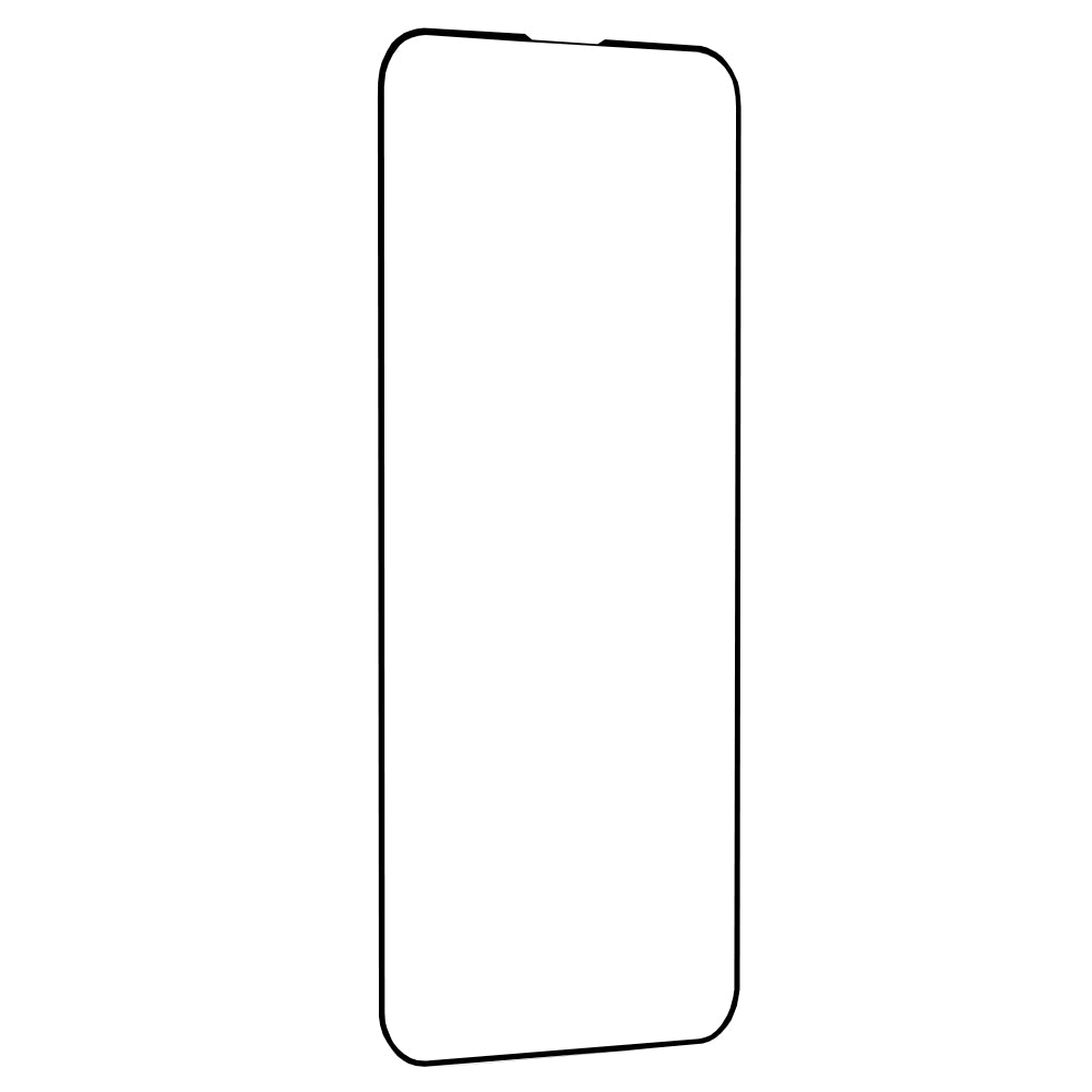 Techsuit Displayschutzfolie für Apple iPhone 14 Plus / 13 Pro Max, gehärtetes Glas, Full Glue, 111D, Schwarz