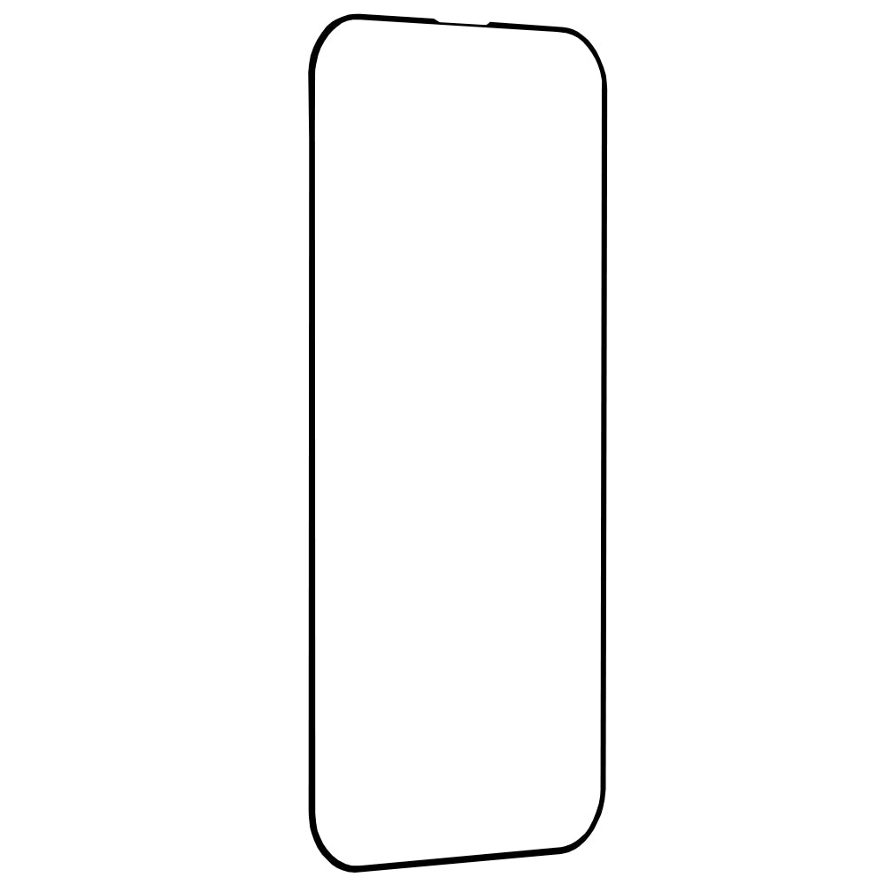 Techsuit Displayschutzfolie für Apple iPhone 14 Pro Max, gehärtetes Glas, Full Glue, 111D, Schwarz