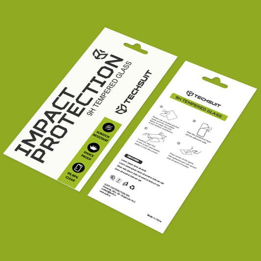 Techsuit Screen Protector Film for Google Pixel 11 Pro / 11, Tempered Glass, Full Glue, 111D, Black