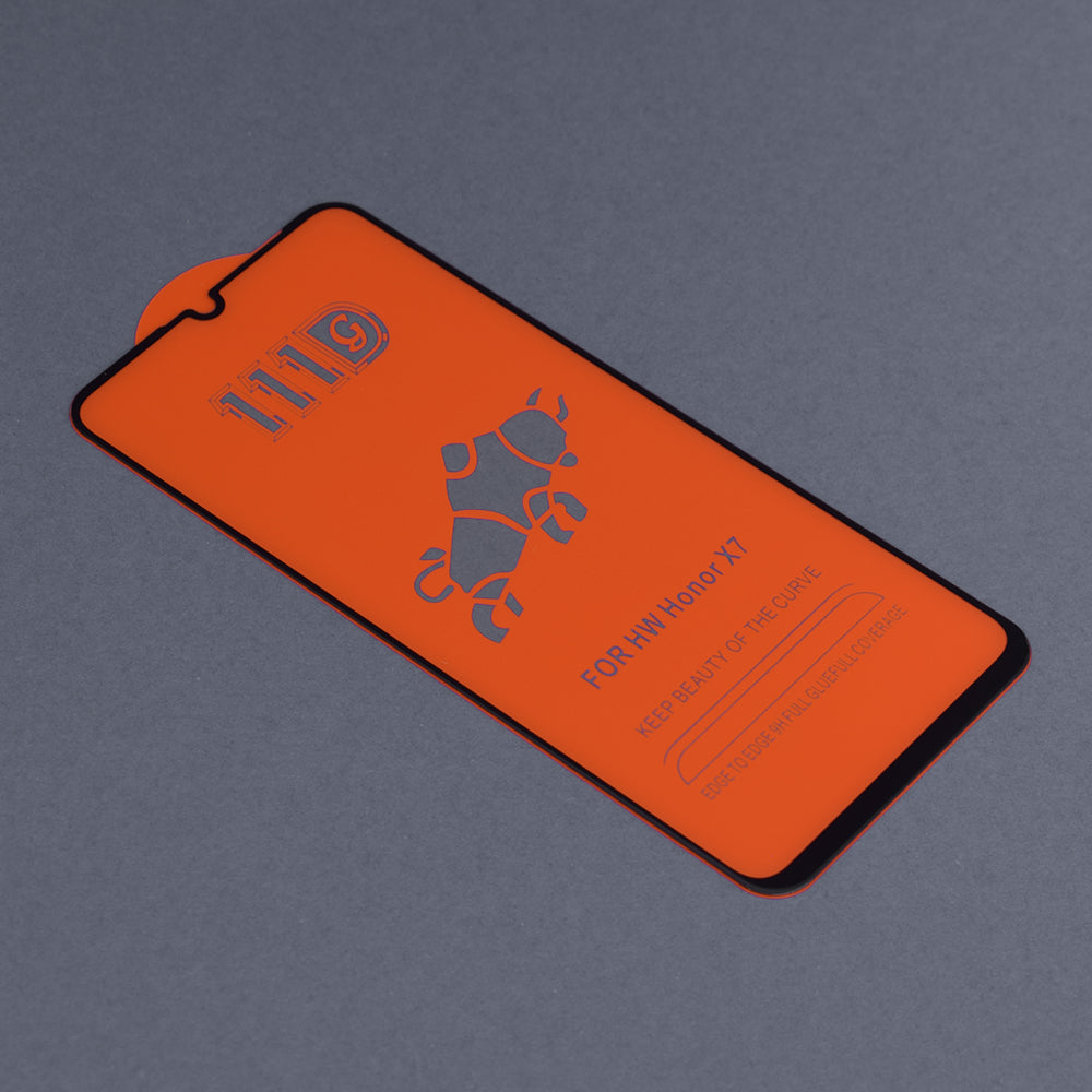 Techsuit Displayschutzfolie für Realme Note 50 / C51, gehärtetes Glas, Full Glue, 111D, Schwarz