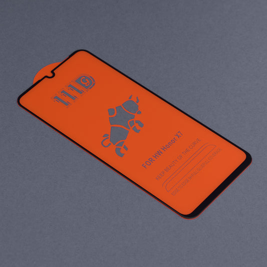 Techsuit Displayschutzfolie für Samsung Galaxy A05s A057 / A05 A055, gehärtetes Glas, Full Glue, 111D, Schwarz