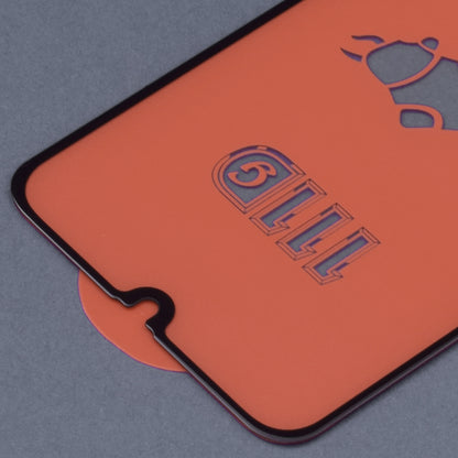 Techsuit Displayschutzfolie für Samsung Galaxy A40 A405, gehärtetes Glas, Full Glue, 111D, Schwarz