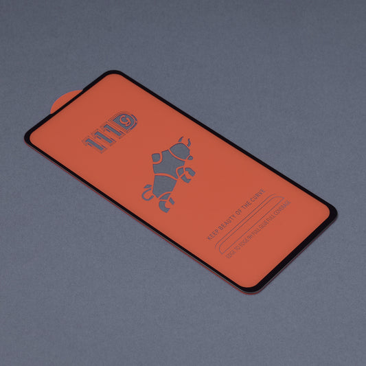 Techsuit Displayschutzfolie für Samsung Galaxy A54 A546, gehärtetes Glas, Full Glue, 111D, Schwarz