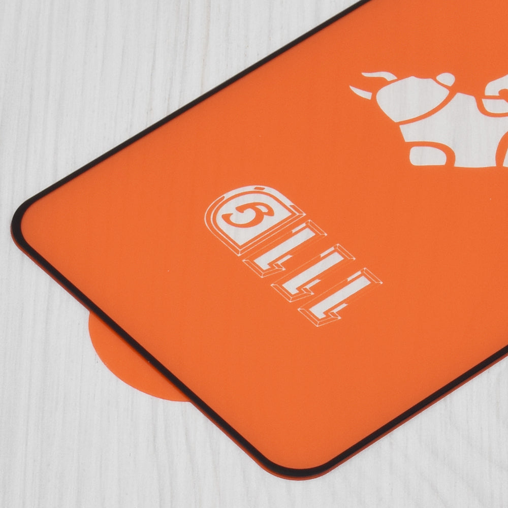 Techsuit Displayschutzfolie für Xiaomi Poco X6 Pro, gehärtetes Glas, Full Glue, 111D, Schwarz
