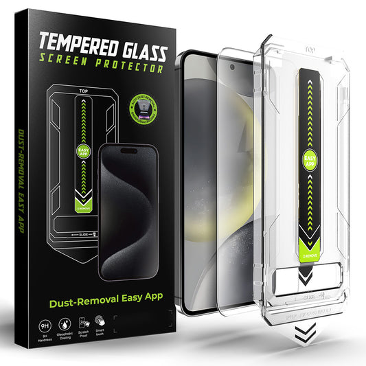Techsuit TitanGlass CrystalHD Screen Protector for Samsung Galaxy S25+ S936 / S24+ S926, Tempered Glass, Full Glue