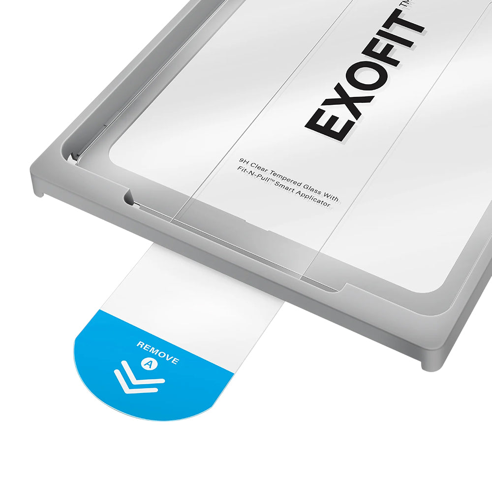 UNIQ Optix Exofit Displayschutzfolie für Apple iPad (2025), Sicherheitsglas, Vollkleber