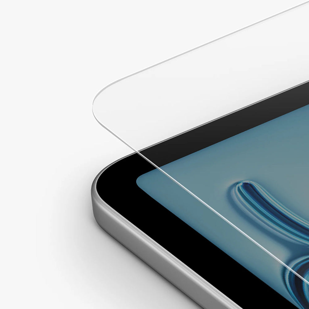 UNIQ Optix Exofit Displayschutzfolie für Apple iPad (2025), Sicherheitsglas, Vollkleber