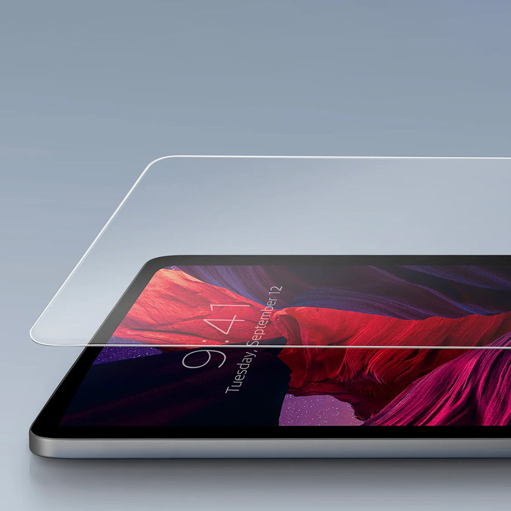 UNIQ Optix Exofit Displayschutzfolie für Apple iPad (2025), Sicherheitsglas, Vollkleber