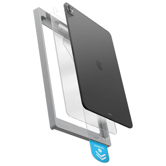 UNIQ Optix Exofit Displayschutzfolie für Apple iPad Air 11 (2024), Sicherheitsglas, Vollflächig verklebt