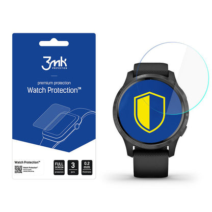 3MK Arc Schutzfolie für Garmin Venu 2S, 3er Set, Kunststoff