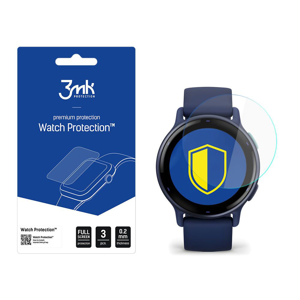 3MK Arc Schutzfolie für Garmin Vivoactive 5, 3er-Set, Kunststoff