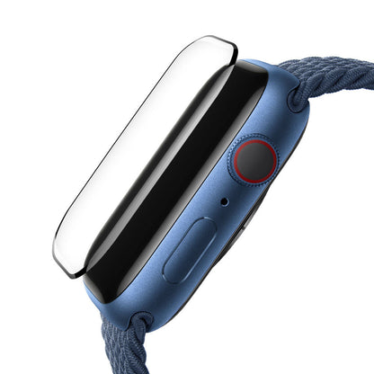 Blueo High Molecule Protective Film for Apple Watch 8 / 7 45mm Series, Tempered Glass, Black