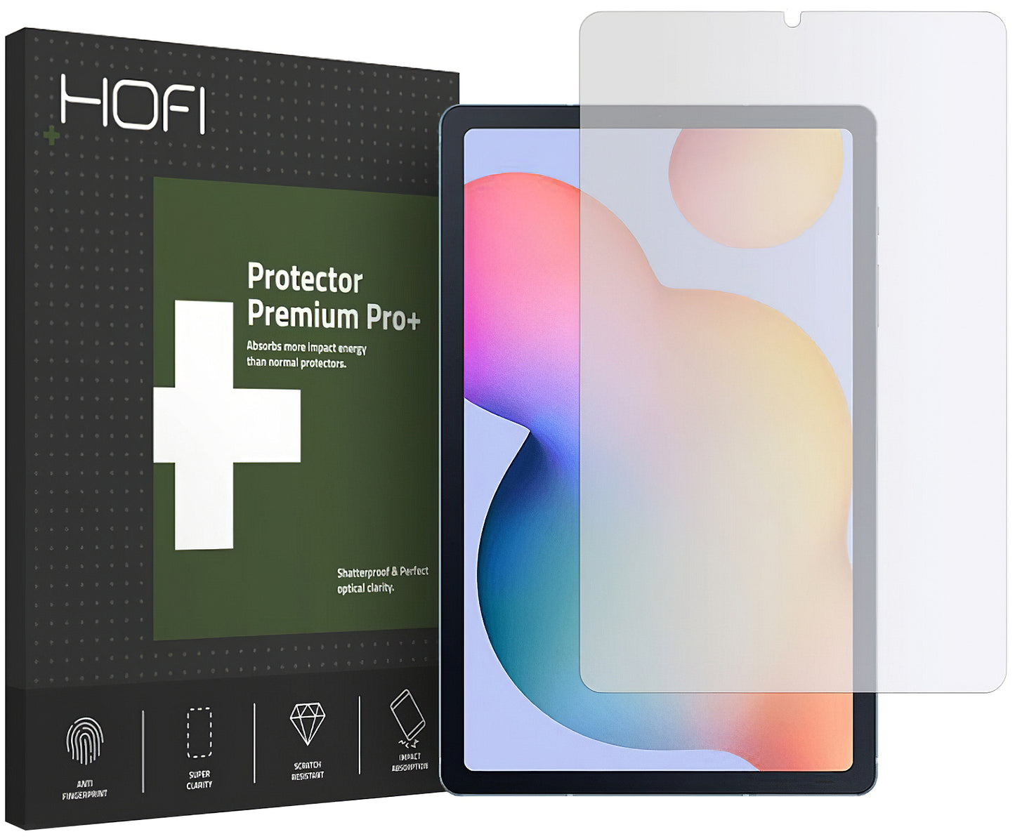 HOFI PRO+ Displayschutzfolie für Samsung Galaxy Tab S6 Lite (2024) / Tab S6 Lite (2022) / Tab S6 Lite (2020), flexibles Glas, Vollkleber