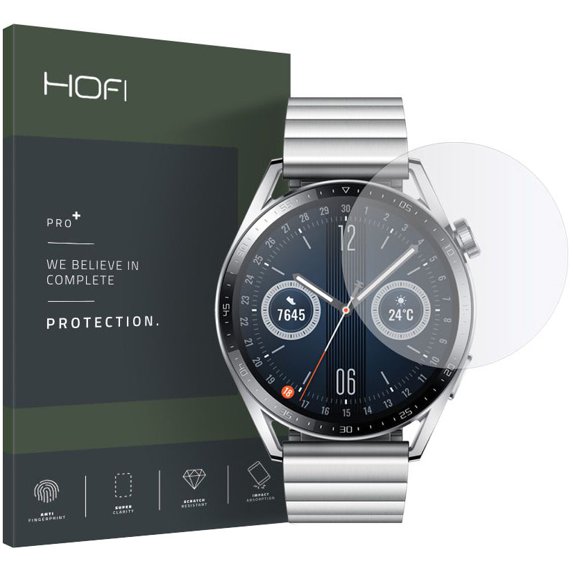 HOFI PRO+ Schutzfolie für Huawei Watch GT 3 46 mm, gehärtetes Glas HOFI176