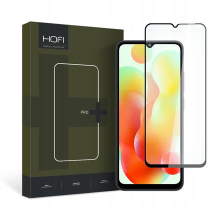 HOFI PRO+ Displayschutzfolie für Xiaomi Redmi 12C, sicheres Glas, Vollkleber, Schwarz