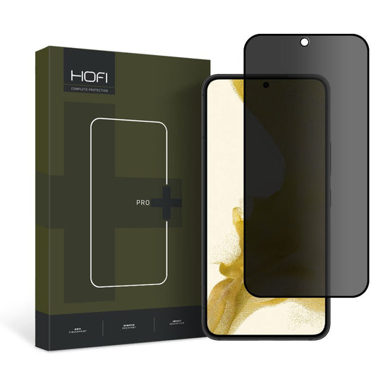 HOFI PRO+ Sichtschutzfolie für Samsung Galaxy S22 5G S901, sicheres Glas, Vollkleber