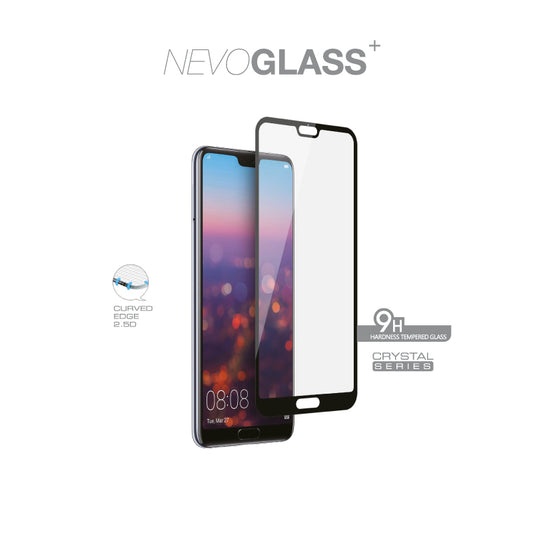 Nevox Displayschutzfolie für Huawei P40, sicheres Glas, Vollkleber, 2,5D