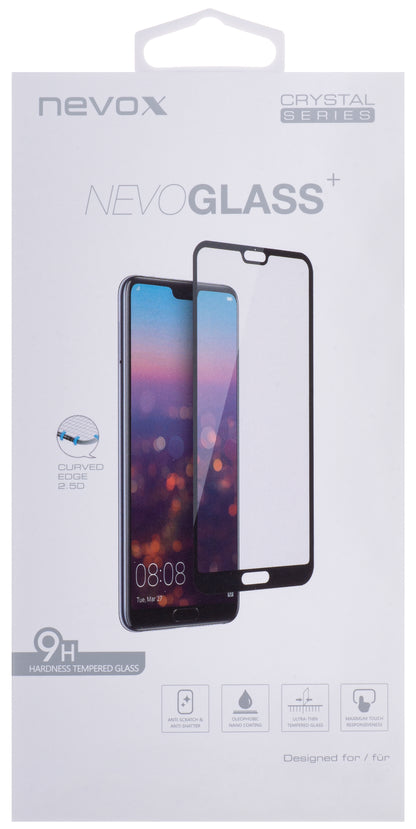 Nevox Displayschutzfolie für Apple iPhone 13 Pro Max, sicheres Glas, Vollkleber, 2,5D