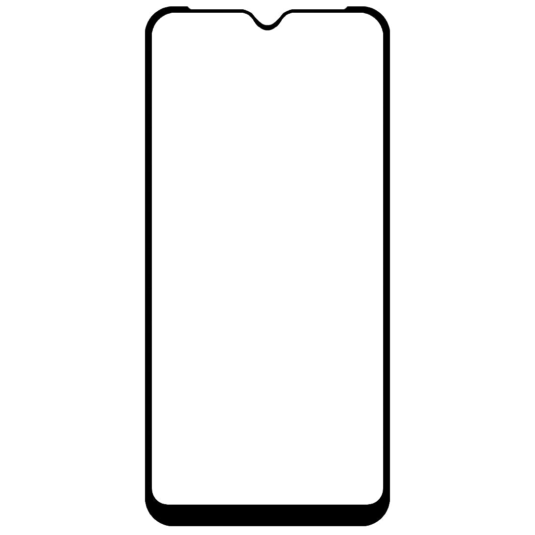 OEM-Displayschutzfolie für Samsung Galaxy A10 A105, sicheres Glas, Vollkleber, Schwarz