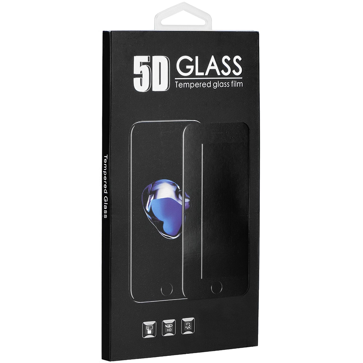 OEM-Displayschutzfolie für Samsung Galaxy A51 A515, sicheres Glas, Vollkleber, 5D, Schwarz